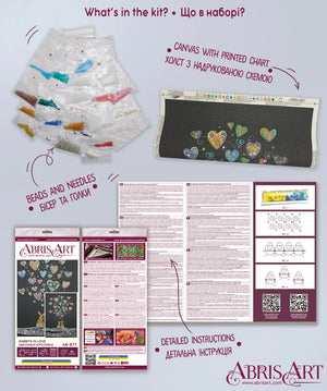 Bead Embroidery Kit Main Bead Embroidery Kit Rabbits in love