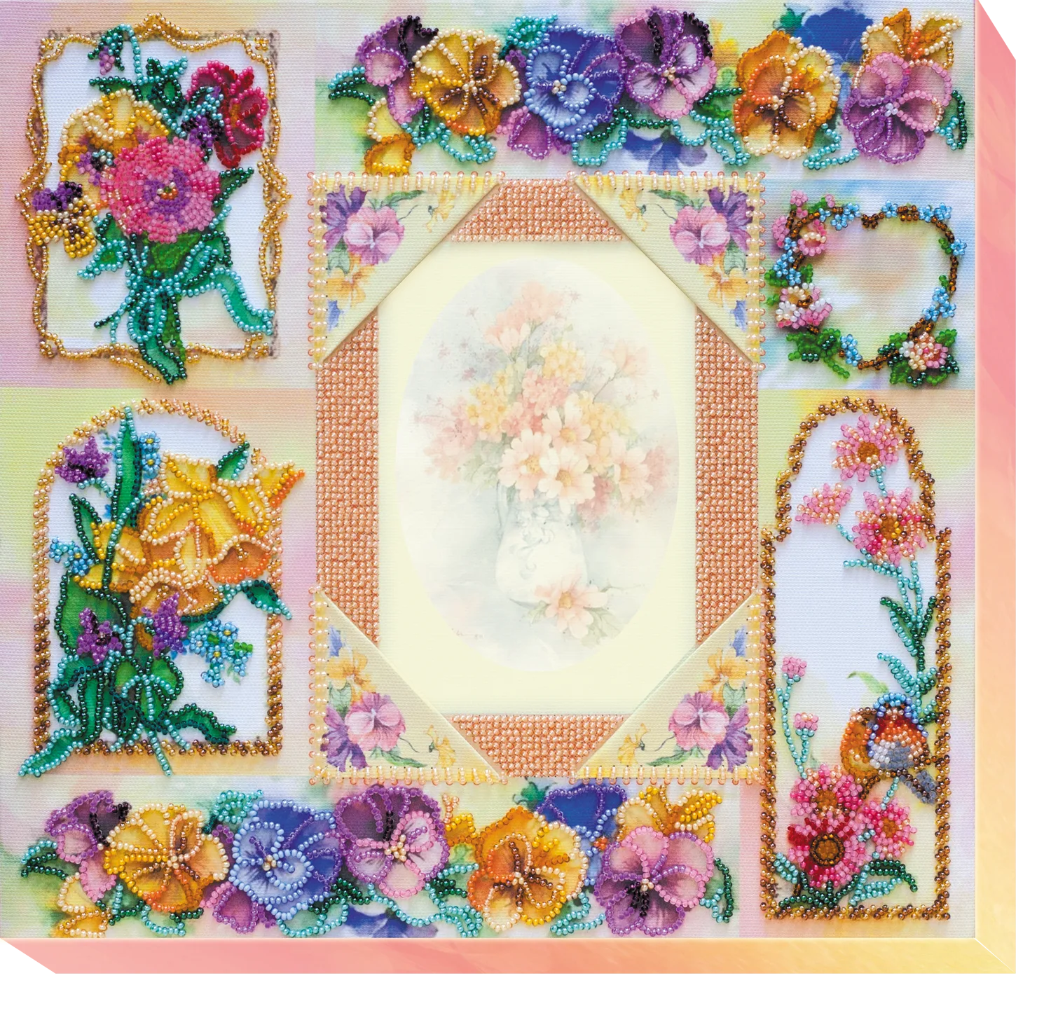 Photo Frame Bead Embroidery Kits