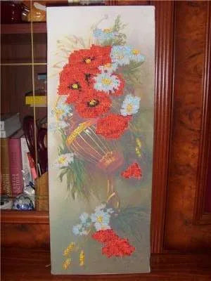 Bead Embroidery Kit Main Bead Embroidery kit Wild flowers