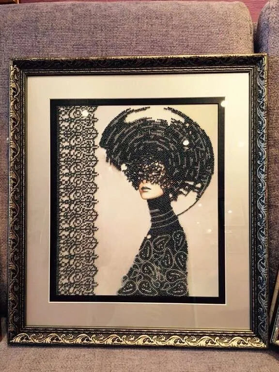 Bead Embroidery Kit Main Bead Embroidery Kit Morgana