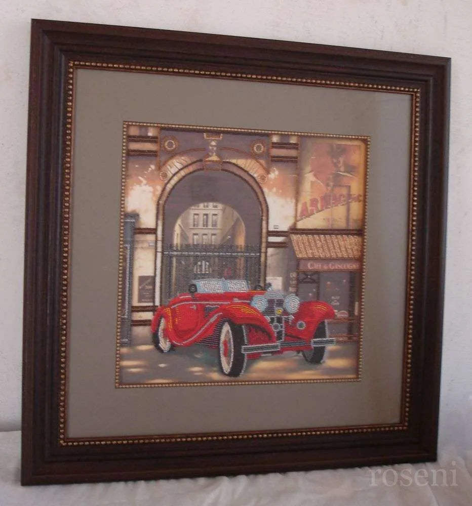 Bead Embroidery Kit Auto Retro – 1