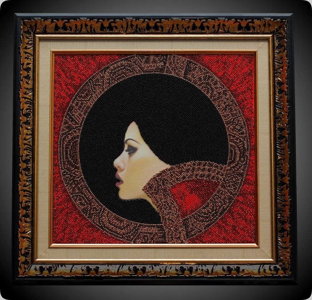 Bead Embroidery Kit Main Bead Embroidery Kit Lady Macbeth