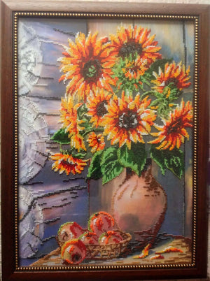 Bead Embroidery Kit Main Bead Embroidery Kit Summer bouquet