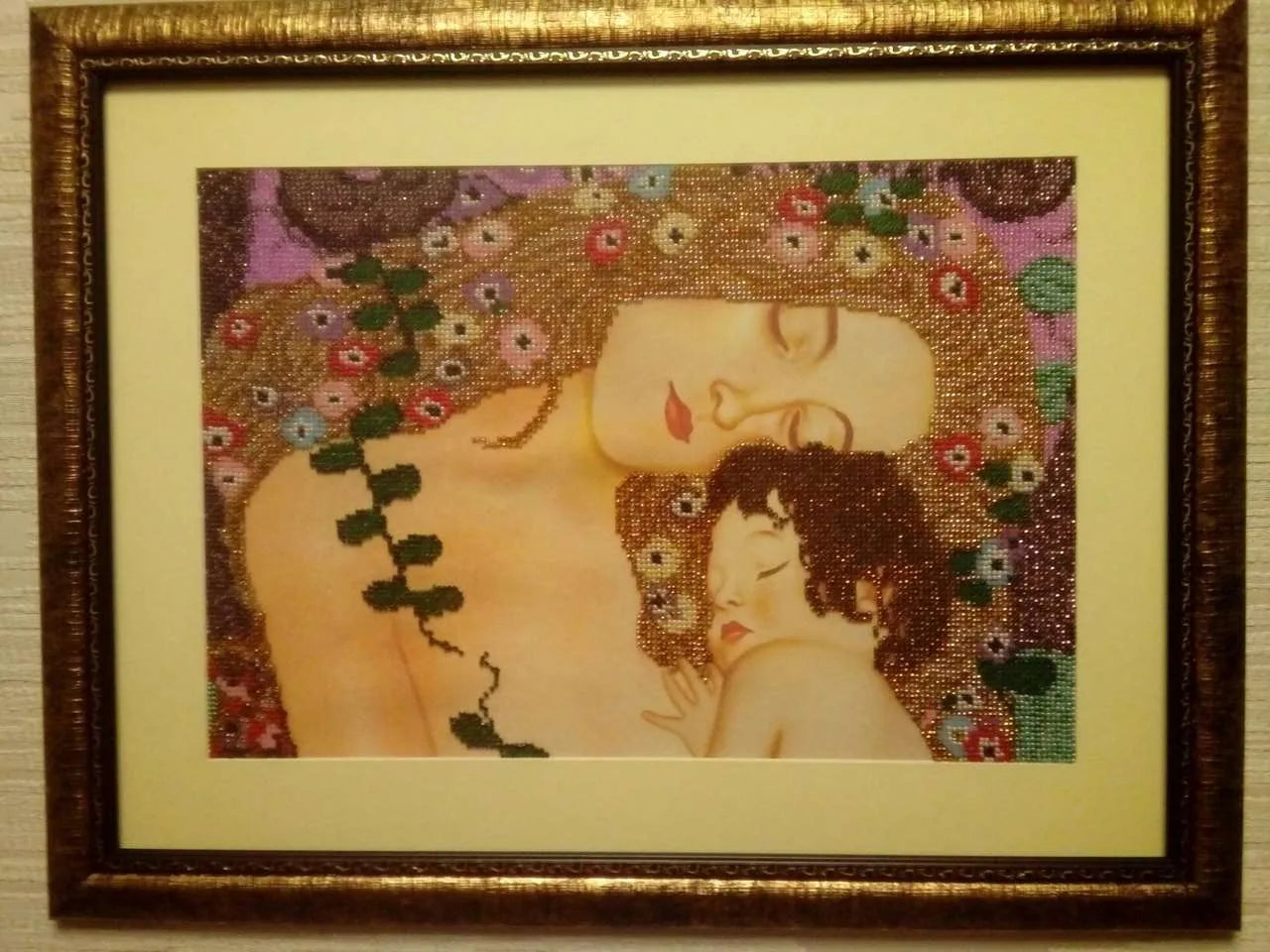 Bead Embroidery Kit Main Bead Embroidery Kit Mother and Child