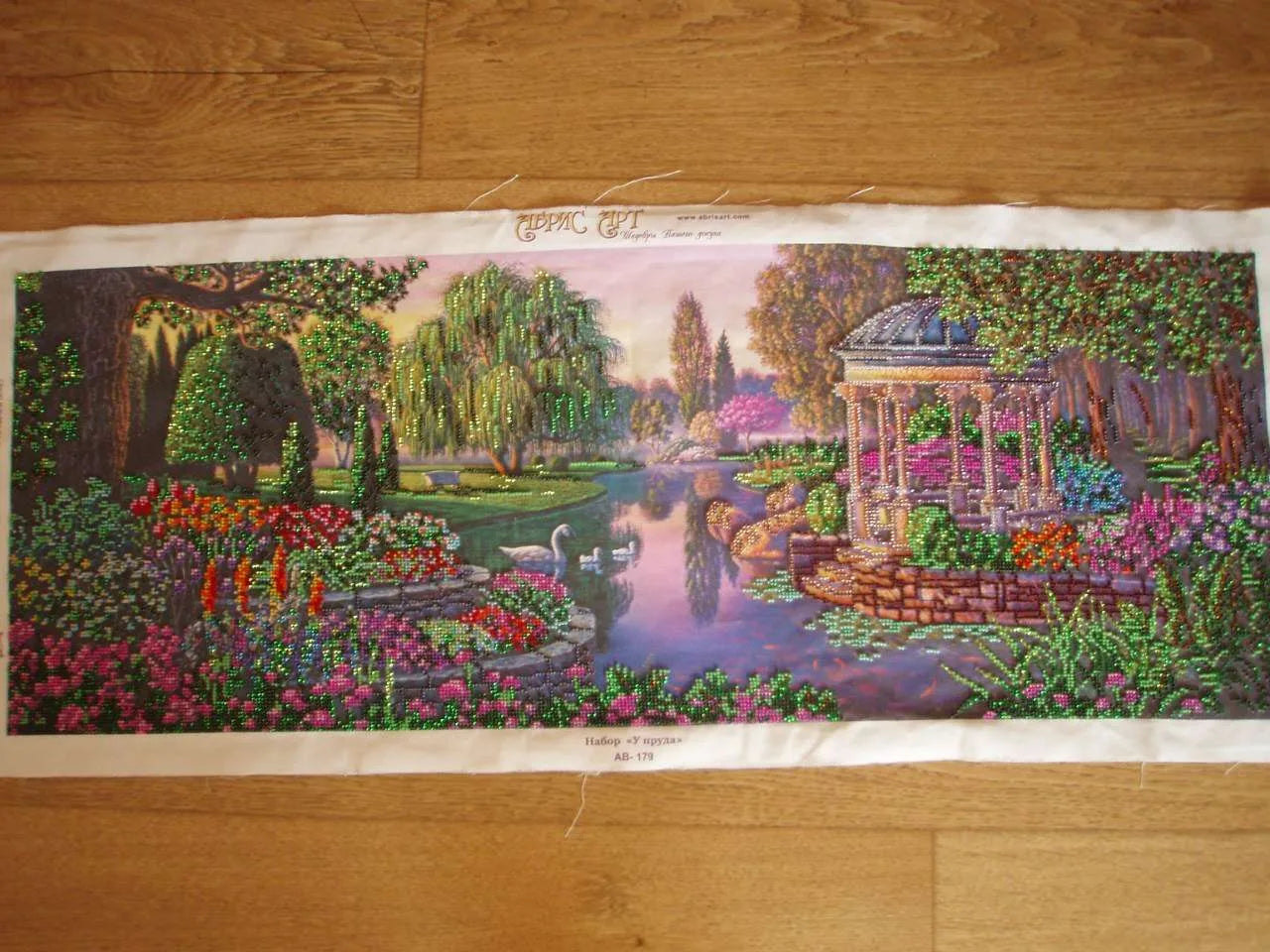 Bead Embroidery Kit Main Bead Embroidery Kit By the pond
