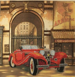 Bead Embroidery Kit Auto Retro – 1