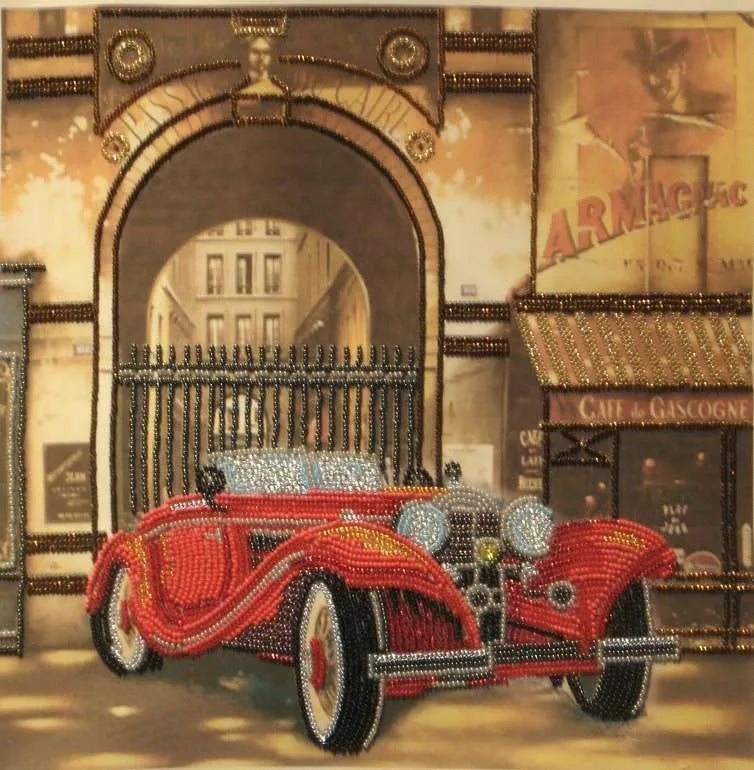 Bead Embroidery Kit Auto Retro – 1
