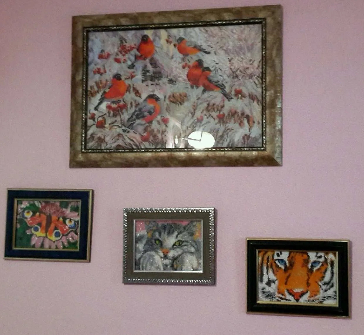 Bead Embroidery Kit Main Bead Embroidery Kit Bullfinches