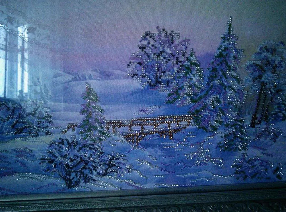 Bead Embroidery Kit Main Bead Embroidery Kit Bewitched forest