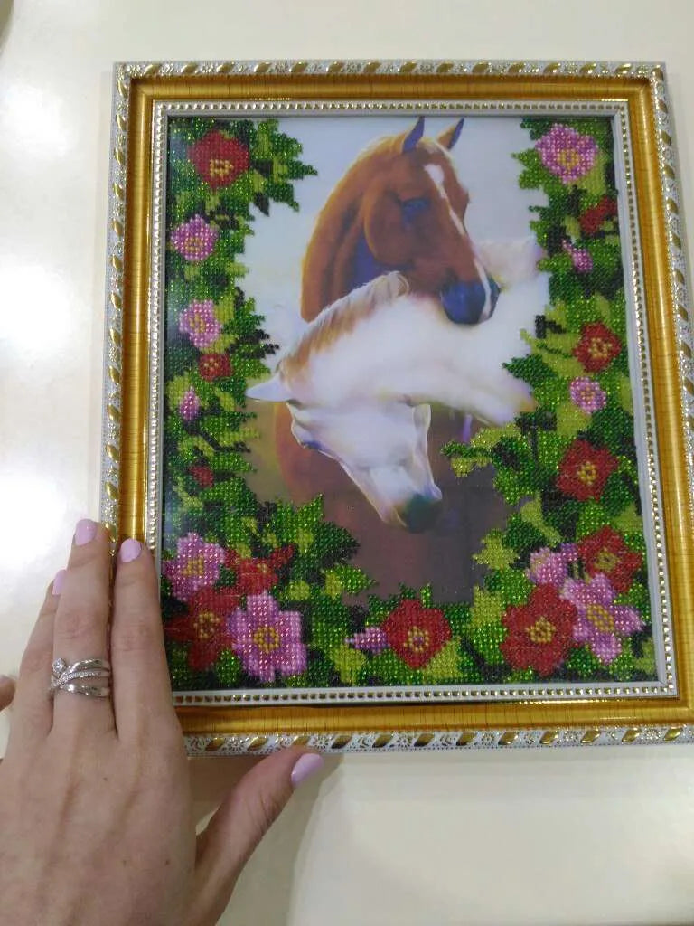 Bead Embroidery Kit Love
