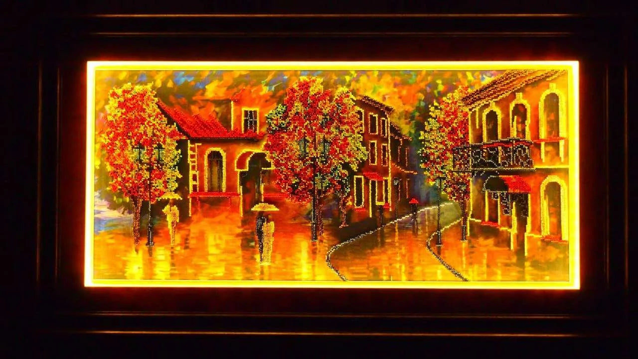 Bead Embroidery Kit Main Bead Embroidery Kit October colours