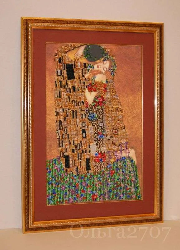 Bead Embroidery Kit Main Bead Embroidery Kit The kiss