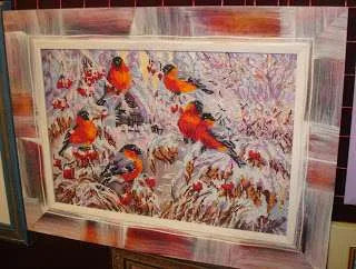 Bead Embroidery Kit Main Bead Embroidery Kit Bullfinches
