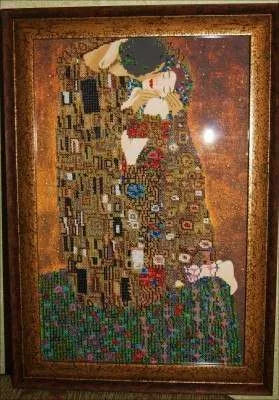 Bead Embroidery Kit Main Bead Embroidery Kit The kiss