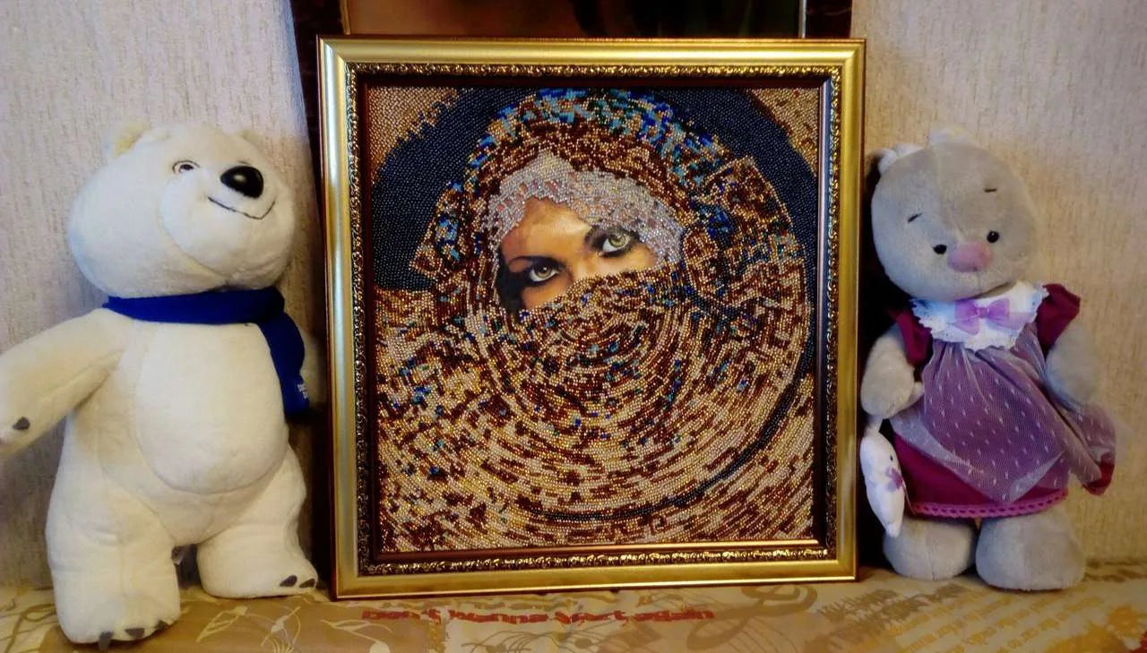 Bead Embroidery Kit Main Bead Embroidery Kit Scheherazade