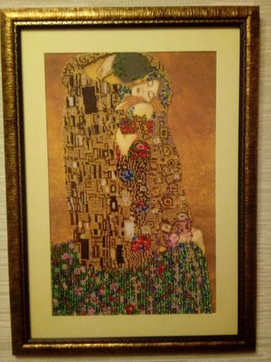 Bead Embroidery Kit Main Bead Embroidery Kit The kiss