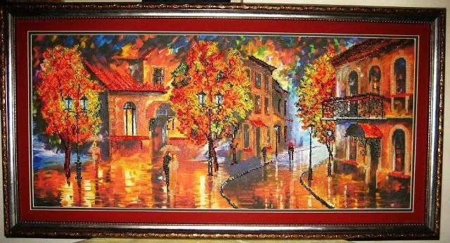 Bead Embroidery Kit Main Bead Embroidery Kit October colours