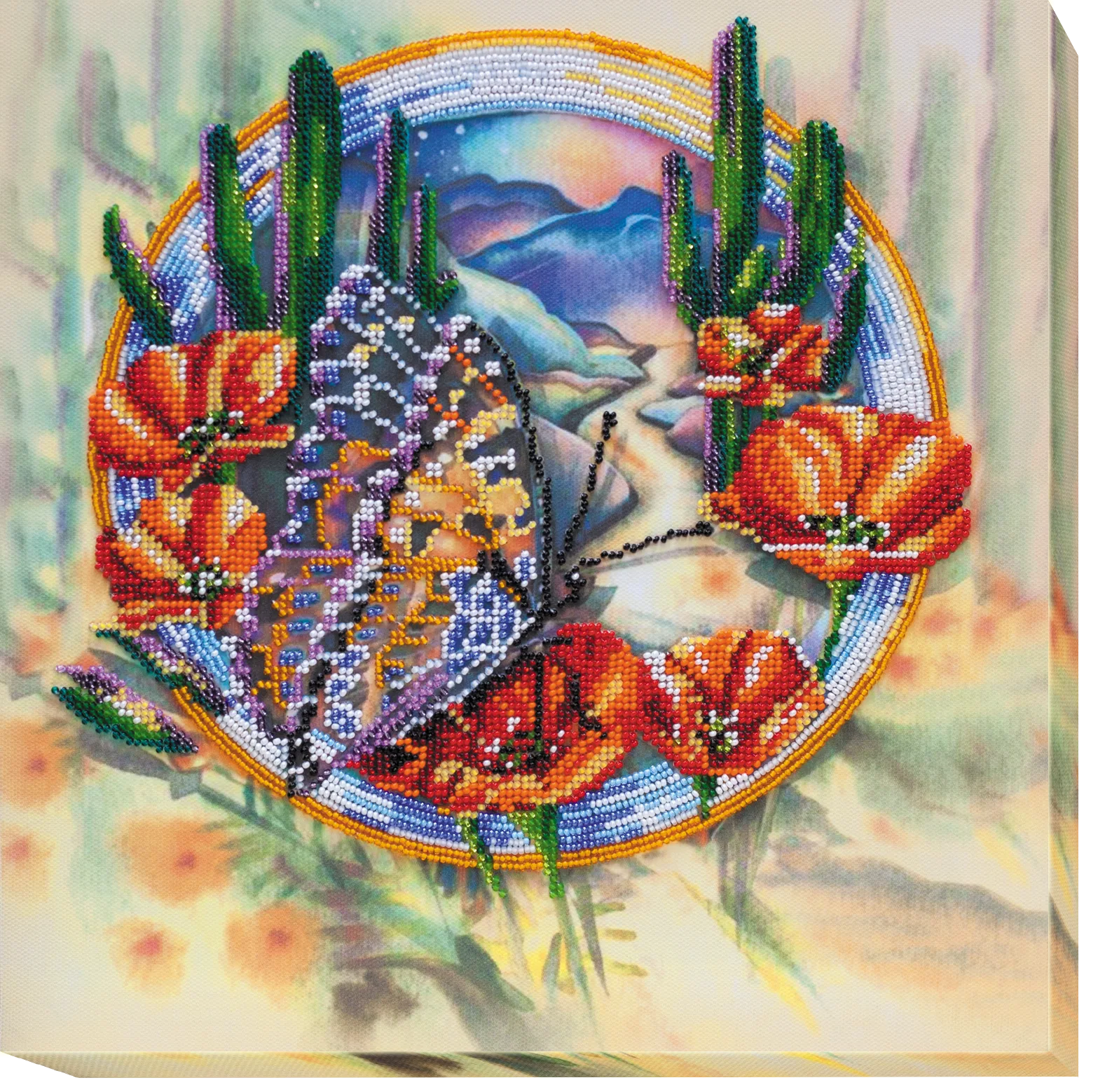 Bead Embroidery Kit Main Bead Embroidery Kit Summer water colors-2
