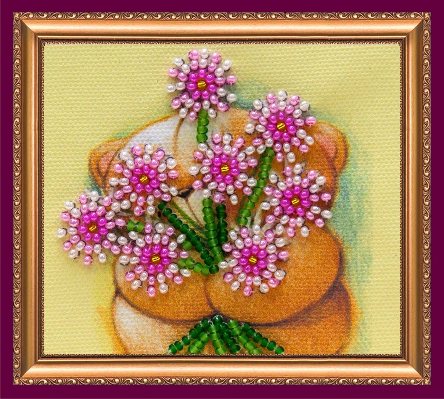 Magnets Bead Embroidery Kit Magnets Bead embroidery kit Bouquet for you