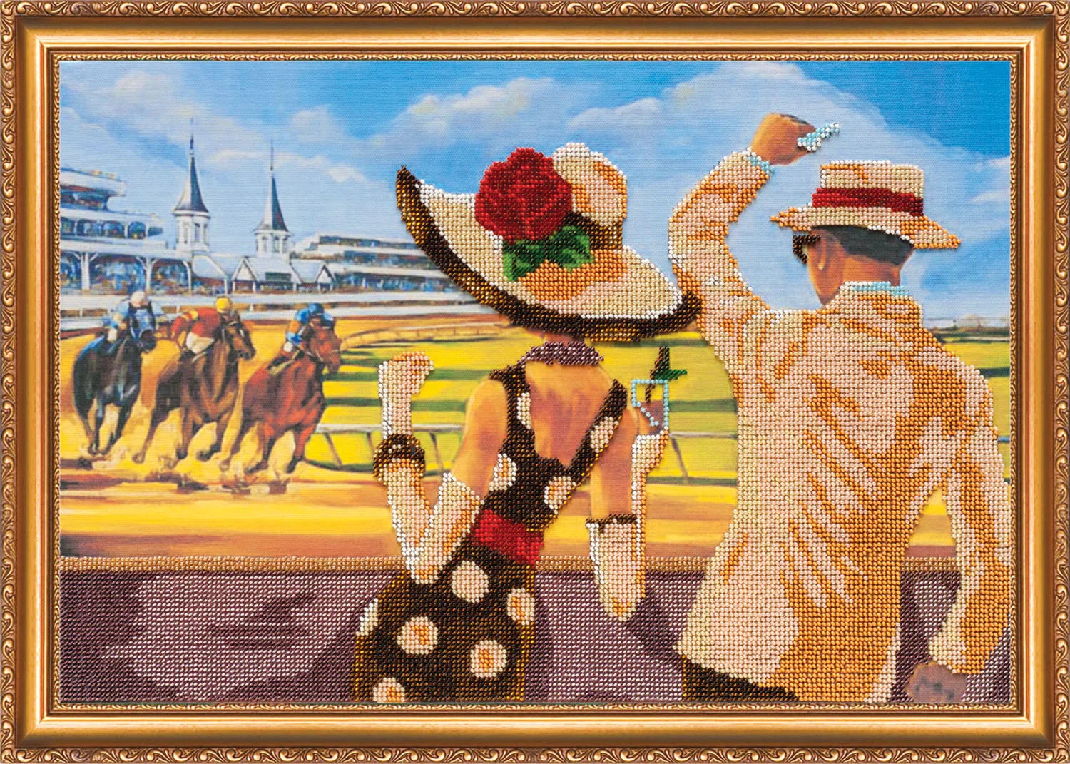 Bead Embroidery Kit At the race track