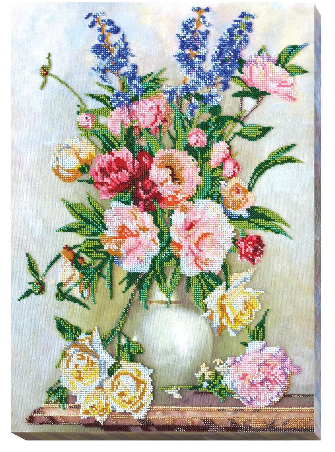 Bead Embroidery Kit Main Bead Embroidery Kit Cream bunch