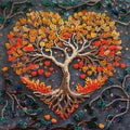 Bead Embroidery Kit Mid-sized bead embroidery kit Warm feelings