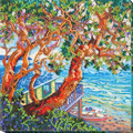 Bead Embroidery Kit Mid-sized bead embroidery kit Above the sea