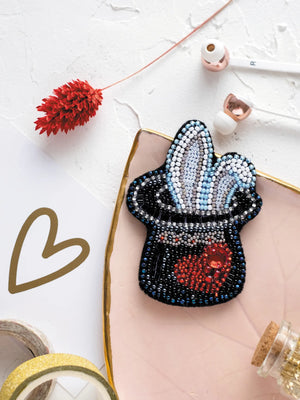 Brooch Embroidery Kit Decoration Trick