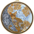 Bead Embroidery Kit Main Bead Embroidery Kit Moon cat