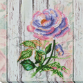 Bead Embroidery Kit Mid-sized bead embroidery kit Сhina rose