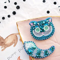 Brooch Embroidery Kit Decoration Cheshire Cat
