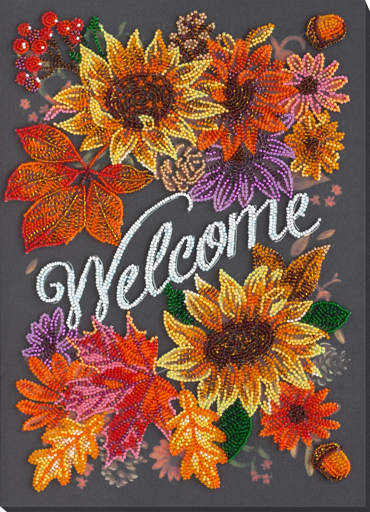 Bead Embroidery Kit Main Bead Embroidery Kit Welcoming autumn
