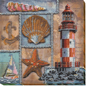 Bead Embroidery Kit Mid-sized bead embroidery kit Seven seas