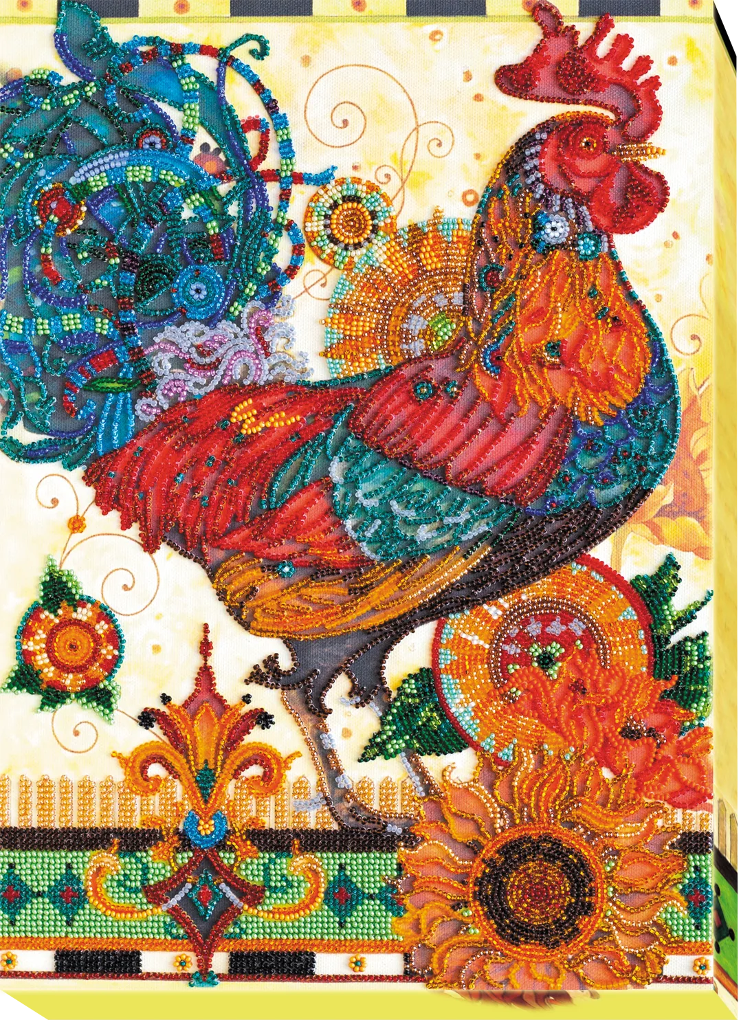 Bead Embroidery Kit Main Bead Embroidery Kit Сock-a-doodle-do!