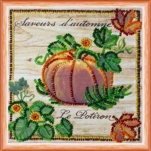 Bead Embroidery Kit Mini Bead embroidery kit Autumn queen