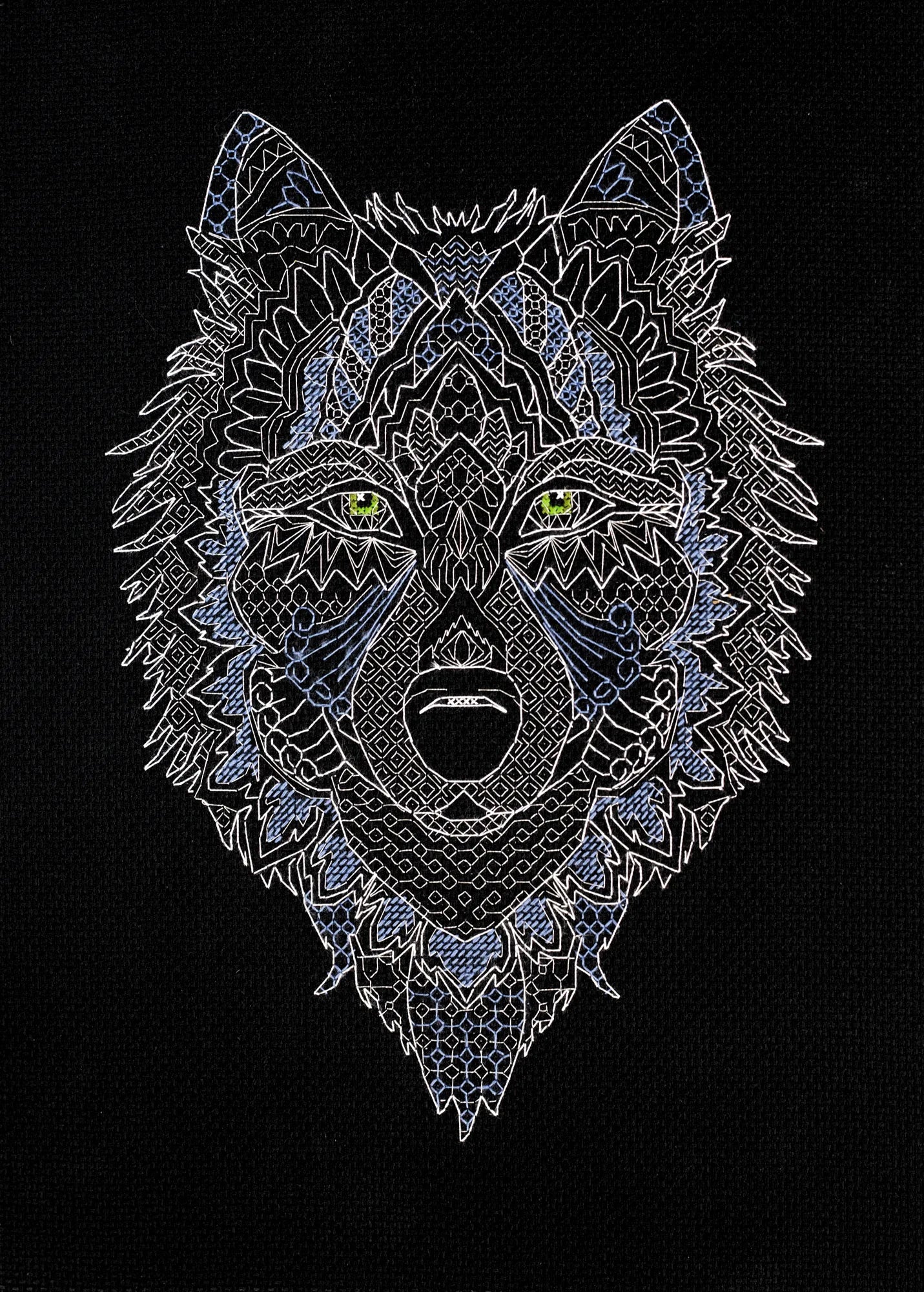 Cross Stitch Kit Cross-stitch kits Silver wolf