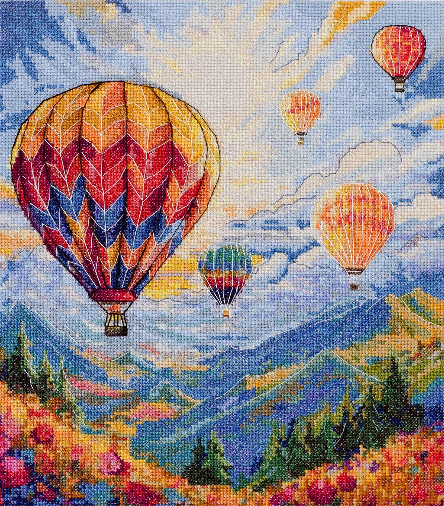 Cross Stitch Kit Cross-stitch kits Flight towards the sun