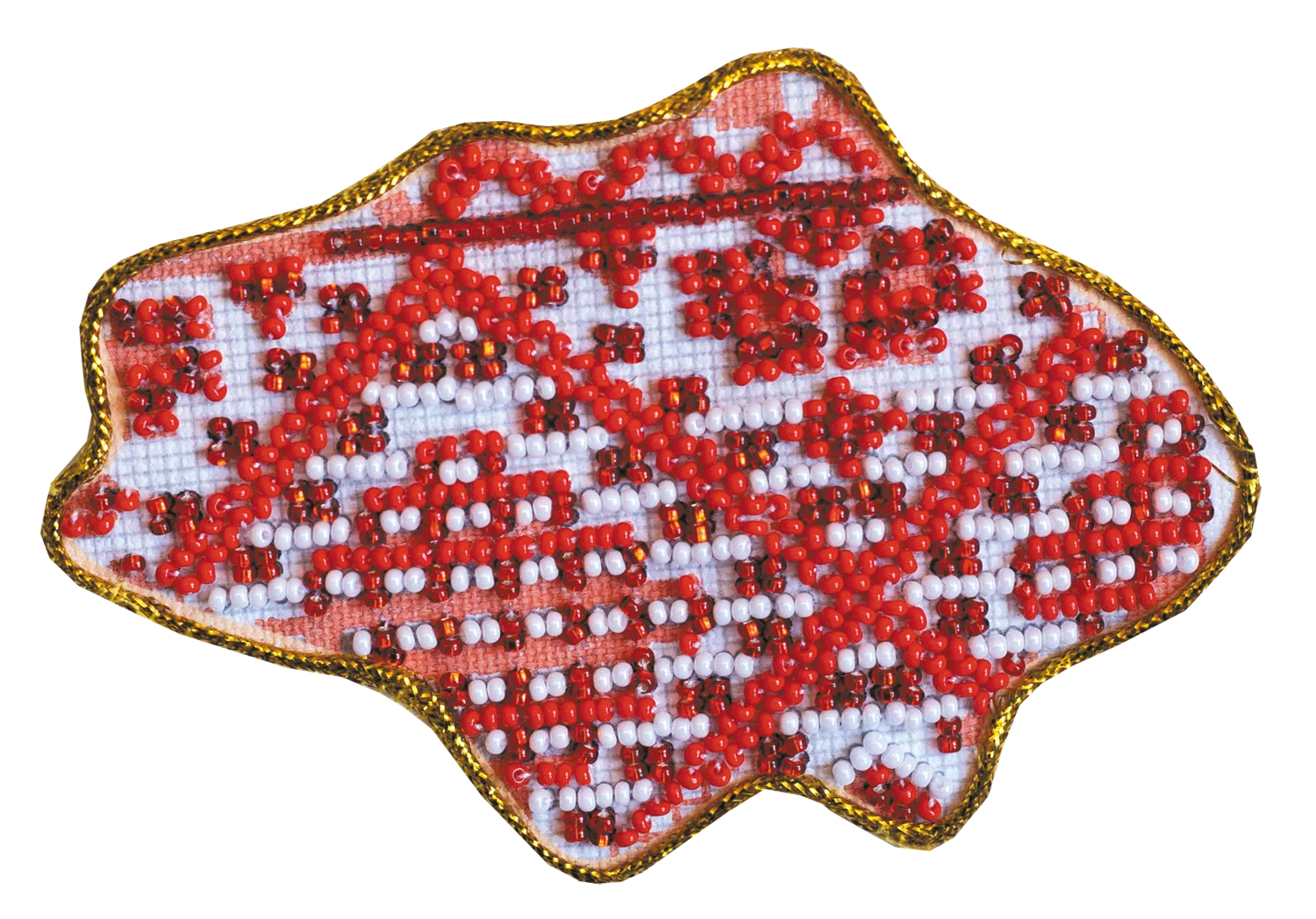 Magnets Bead Embroidery Kit Kits for embroidery with beads magnets "Map of Ukraine" Poltava region