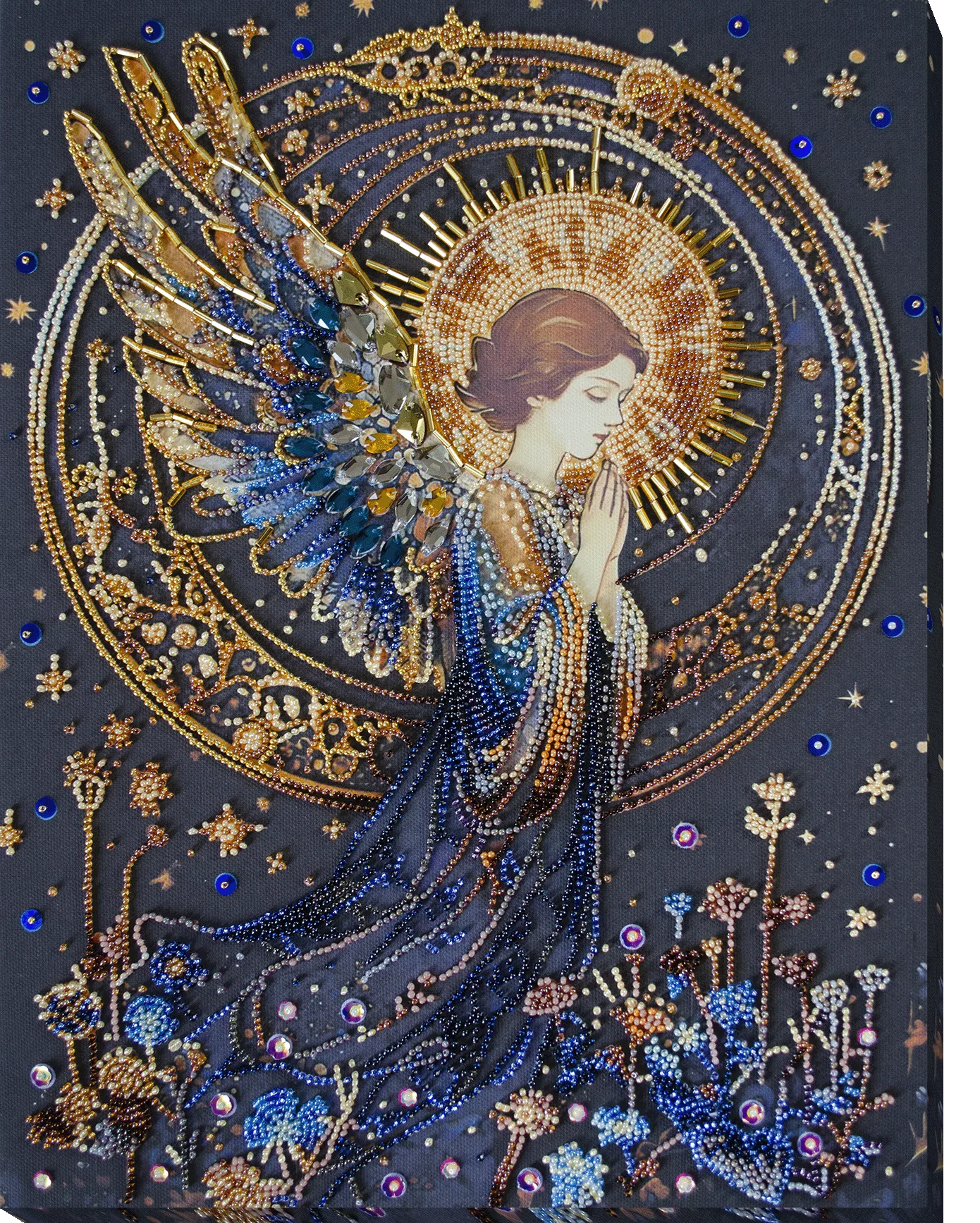 Bead Embroidery Kit Main Bead Embroidery Kit Guardian of the sky