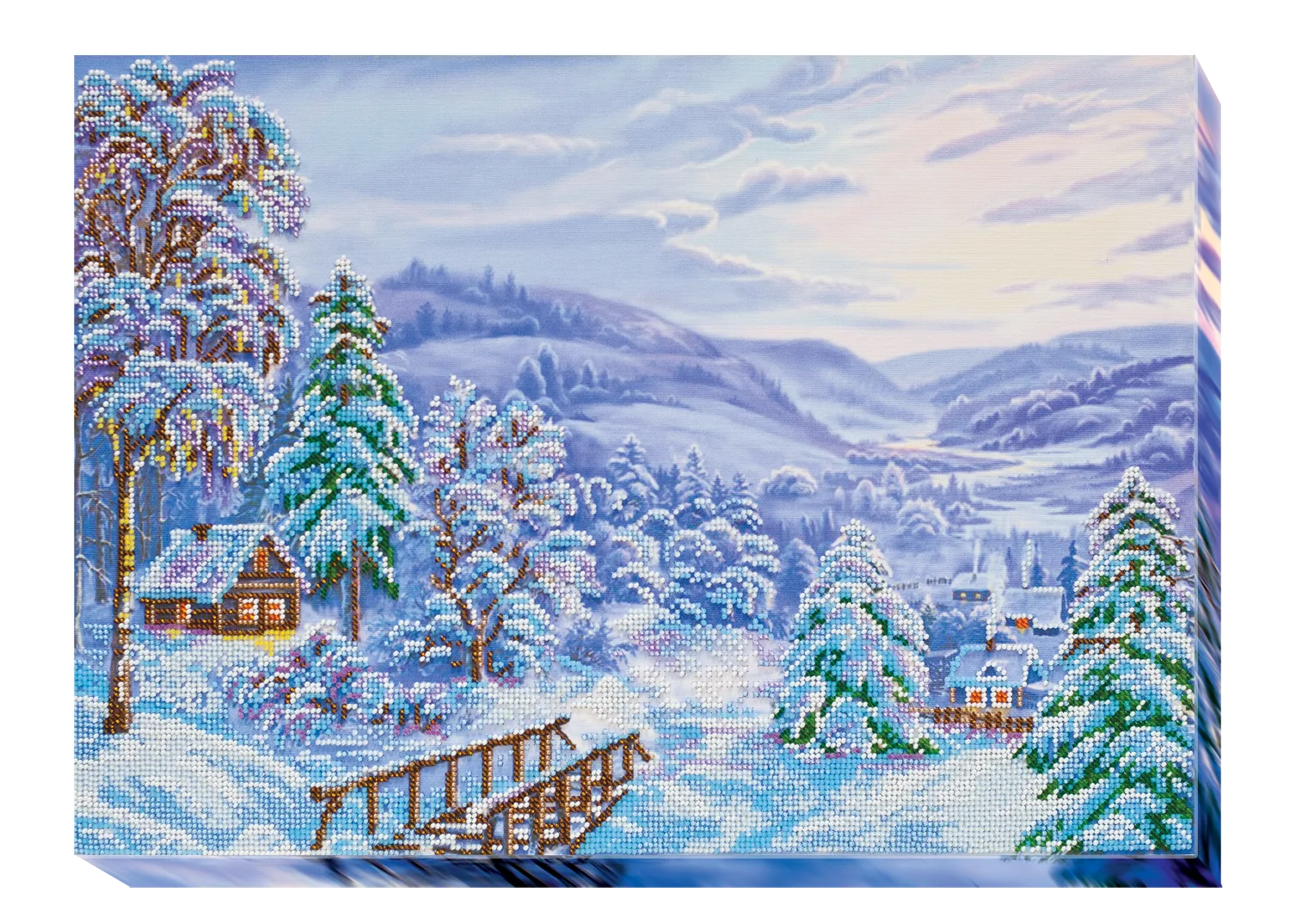 Bead Embroidery Kit Main Bead Embroidery Kit Winter morning