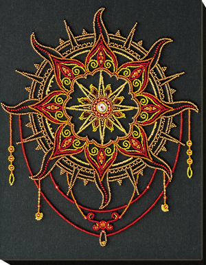 Bead Embroidery Kit Main Bead Embroidery Kit Sunny pattern