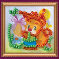 Magnets Bead Embroidery Kit Mini Magnets Bead embroidery kit Squirrel