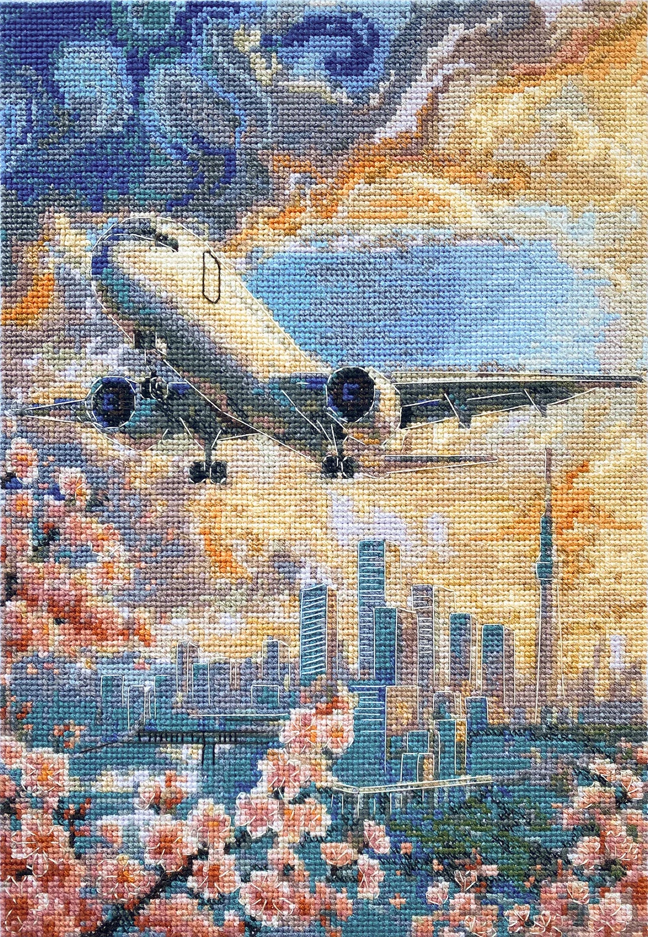 Cross Stitch Kit Cross-stitch kits Above the sky