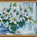 Bead Embroidery Kit Main Bead Embroidery Kit Madonna lilies
