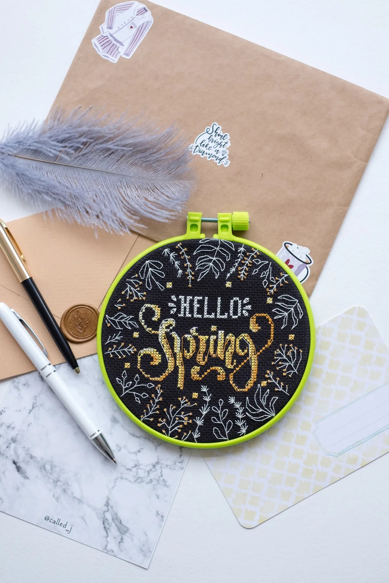 Cross Stitch Kit Cross-stitch kits Spring