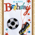 Postcards Bead Embroidery Kit Postcard Bead embroidery kit To my footballer