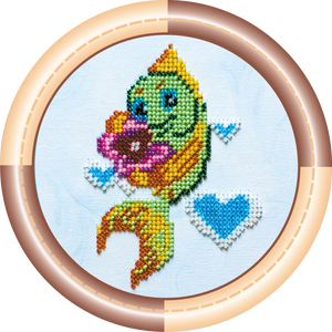 Bead Embroidery Kit Small fish