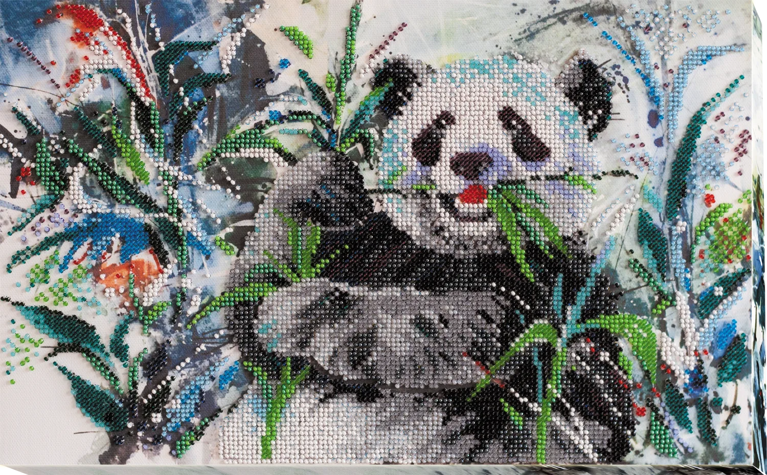 Bead Embroidery Kit Main Bead Embroidery Kit Bamboo bear