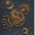 Bead Embroidery Kit Main Bead Embroidery Kit Golden talisman