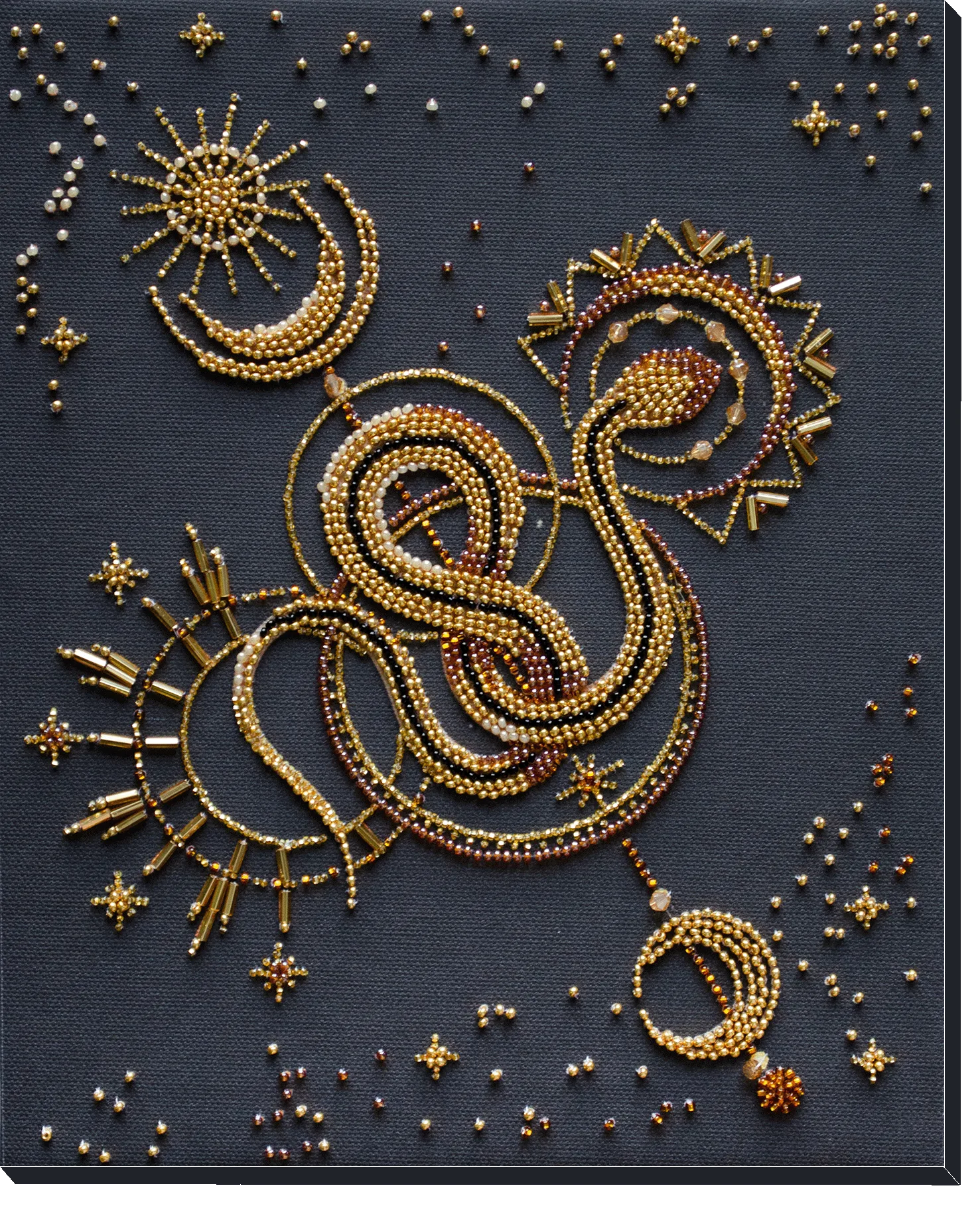 Bead Embroidery Kit Main Bead Embroidery Kit Golden talisman